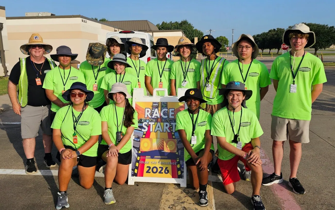 Race-start team photo
